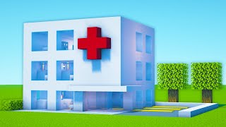 Minecraft Tutorial How To Make A Hospital [upl. by Refinne]