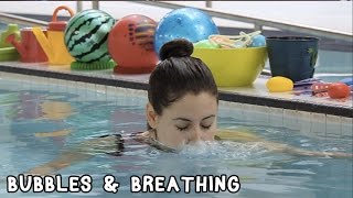 Step 3 Bubbles amp Breathing While Swimming  Learn How to Swim with AquaMobile [upl. by Herald994]