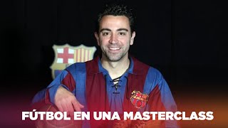 CÁTEDRA de FÚTBOL con Xavi Johan Cruyff amp Valdano 😮 [upl. by Nalyak]