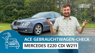 Mercedes E220 CDI W211 im ACE GebrauchtwagenCheck [upl. by Ahseiyk]