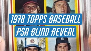 1978 Topps Baseball Cards PSA Blind Reveal baseballcards baseball psa psablindreveal mlb [upl. by Marice]