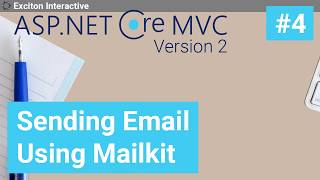 Sending Email Using Mailkit 4  AspNet Core 2 [upl. by Lynelle]