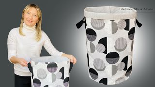 Dont Buy More Plastic Basket  Make This XL Multipurpose Basket For Clothes Or Toys [upl. by Ecneps]