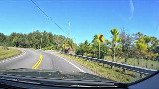 Driving from Apopka to Leesburg Florida through Zellwood Mount Dora Tavares [upl. by Auqenaj]