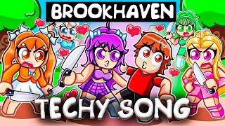 TechyBlox  BROOKHAVEN Roblox Song by Bee [upl. by Diba364]