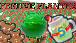 FESTIVE PLANTER GIVES SUPER SMOOTHIE BEE SWARM SIMULATOR [upl. by Seagrave184]