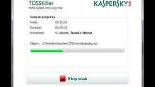 TDSSKiller How To Download And Scan [upl. by Corby]