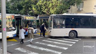 Buses at Allenby Ahad Haam Tel Aviv [upl. by Otter]