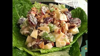 Waldorf Salad Recipe • New Yorks Famous Salad  Episode 107 [upl. by Leelahk630]