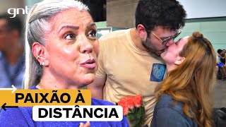 Paulo e Isadora o casal que começou à distância e se tornou real 💕  Chegadas e Partidas  GNT [upl. by Labana295]