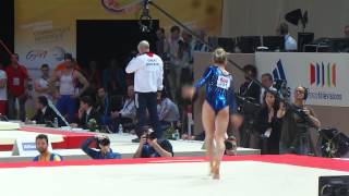 Giulia Steingruber  FX final european 2015 [upl. by Aurel]