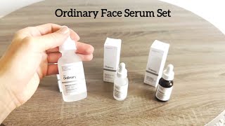 The Ordinary Face Serum Set  Hyaluronic Acid Rosehip Oil amp Niacinamide Combo [upl. by Belinda157]