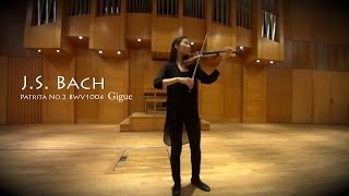 Bach Partita 2 Gigue [upl. by Annahsal]