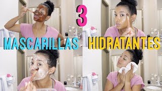 HIDRATA TU PIEL EN 15 MINUTOS CON PRODUCTOS NATURALES3 MASCARILLAS PARA PIEL SECA 😉 [upl. by Inge]