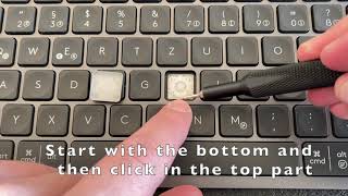 How to PROPERLY replace a regular Key on a Logitech MX Keys  CRAFT YR0073 YR0064 fix repair remove [upl. by Linnea]