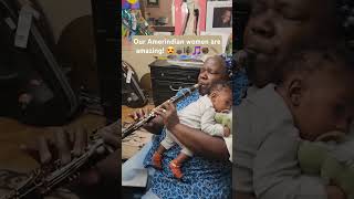 Gmas Lullaby indigenous jazz clarinet viralshorts [upl. by Meghann986]