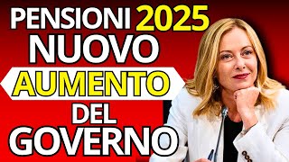 NUOVO Aumento Pensioni 2025 Ecco Chi Ne Beneficerà Davvero [upl. by Selyn]