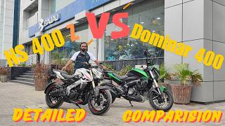 Pulser NS 400 Z Vs Dominar 400  Detailed Comparison  Which one to BUY [upl. by Noskcire]