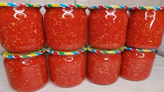 🍅 САМАЯ ВКУСНАЯ АДЖИКА На ЗИМУ  🍅🌿 ОБАЛДЕННЫЙ РЕЦЕПТ из ТАШКЕНТА❤️ [upl. by Llebasi]