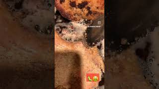 Worms 🪱 in pork chop crunkempire food foodshorts hookworm explore [upl. by Aehsila432]