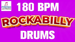 Rockabilly Drum Beat  180 BPM [upl. by Adamek]