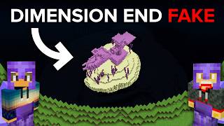 Construimos un END FALSO en Minecraft [upl. by Atiugram]