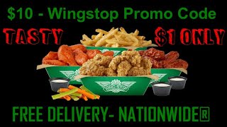 Wingstop promo Code Top Free Delivery Offer amp Deals 2020 [upl. by Akinirt]