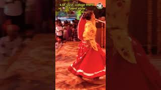 K M Government College narwana dance youtubeshorts haryanvimusic haryanviculture [upl. by Dnumyar141]