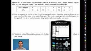 Common Core Algebra IUnit 10Lesson 10Residuals [upl. by Amabelle]