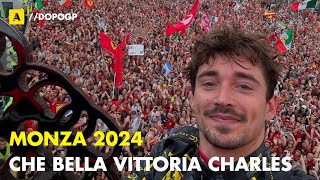 DopoGP F1 2024 Monza  CHE BELLA VITTORIA Charles [upl. by Jeunesse]