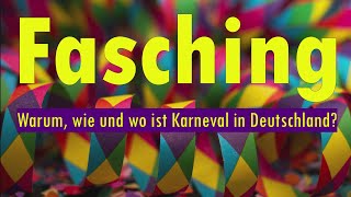 Fasching 👺🍬  warum wie amp wo Karneval in Deutschland ist [upl. by Anattar]