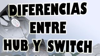 Diferencias entre Hub y Switch [upl. by Drhcir359]