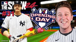 MY FIRST EVER OPENING DAY  MLB The Show 24  Road to the Show 31 [upl. by Cordier192]