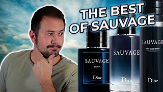 Top 5 BEST Dior Sauvage Fragrances  Which Sauvage Is Best [upl. by Zzabahs]