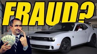 DODGE DEALER GM COMMITS FRAUD TO SELL DEMON 17O THIS IS CRAZY [upl. by Novaj196]