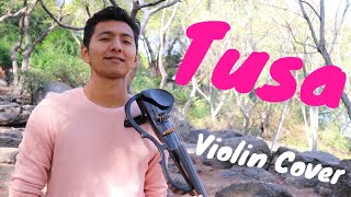 Tusa  Karol G Nicki Minaj Violin Cover [upl. by Ley]