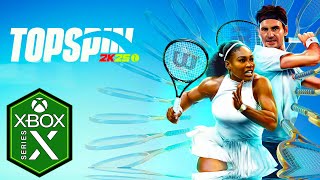 TopSpin 2K25 Xbox Series X Gameplay Review Optimized [upl. by Humpage]