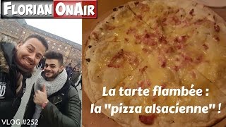 La tarte flambée  la quotPIZZA ALSACIENNEquot  VLOG 252 [upl. by Nikola]