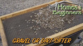 How to Make a Dirt or Gravel Strainer or Sifter [upl. by Teiv]