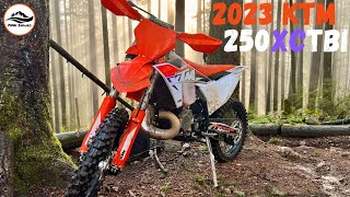 Almost Unrideable 2023 KTM 250XC TBI Review [upl. by Rumpf]