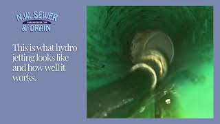 Hydrojetting The Ultimate Solution for Clogged Pipes  NW Sewer and Drain  Seattle Hydro Jetting [upl. by Karwan]