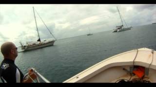 Boating along the north shore of Moorea [upl. by Nevets]