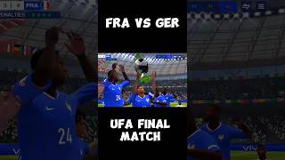 🤔🤑 Europe cup final match penalty shoot France vs germany🏆 football fcmobile shortsfeed [upl. by Lashonde]