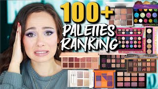 RANKING EVERY PALETTE I TRIED IN 2022 107 of themomg [upl. by Kyl]