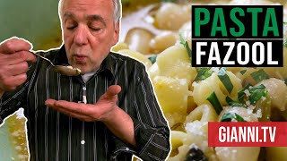 Pasta Fazool Pasta e Fagioli Italian Cooking Video  Giannis North Beach [upl. by Ajoop]