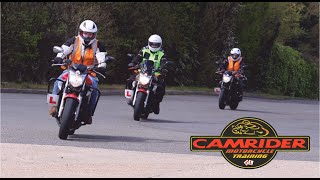 Camrider Corby  CBT to full motorcycle test [upl. by Enilrek904]