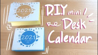 DIY Desk Calendar  3 methods  Printable Pattern 2025 updated [upl. by Brower171]