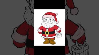 Kerstman kleurplaat  Christmas coloring pages  Kleurplaat  Kleurplaten Kind [upl. by Nelloc]