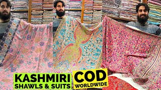 Kashmiri Pashmina Shawls Phirans Suits Kurtis Kaftans Magic Carpets Bags at KG Arts amp Crafts [upl. by Kiraa]