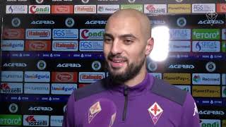 📡  Amrabat dopo Spezia vs Fiorentina [upl. by Ardisi]